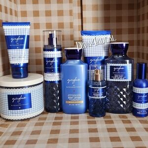 Bath & Body Works GINGHAM 8PC Collection Bundle